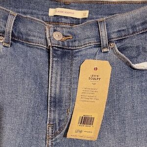 Levi's Blue Denim Bootcut Jeans